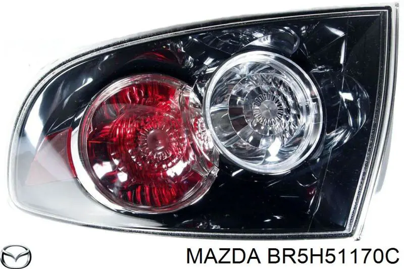 BR5H51170C Mazda ліхтар задній правий, зовнішній