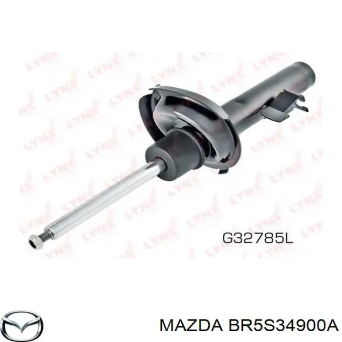 Амортизатор передньої підвіски, лівий Mazda BR5S34900A ціна, від 39.62 USD
