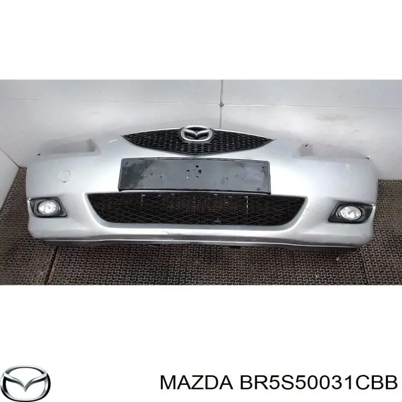 Передній бампер на Mazda 3 BK14