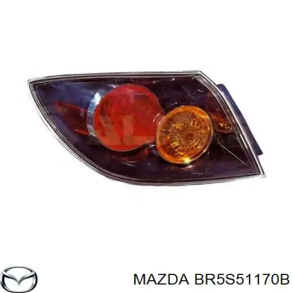 BR5S51170B Mazda Задній правий зовнішній ліхтар