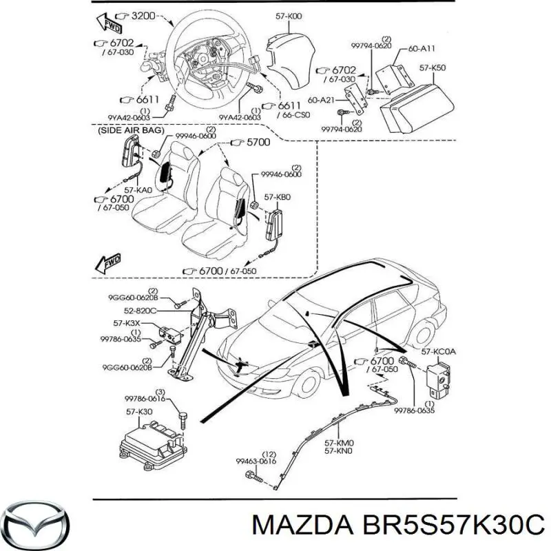 BR5S57K30C Mazda 