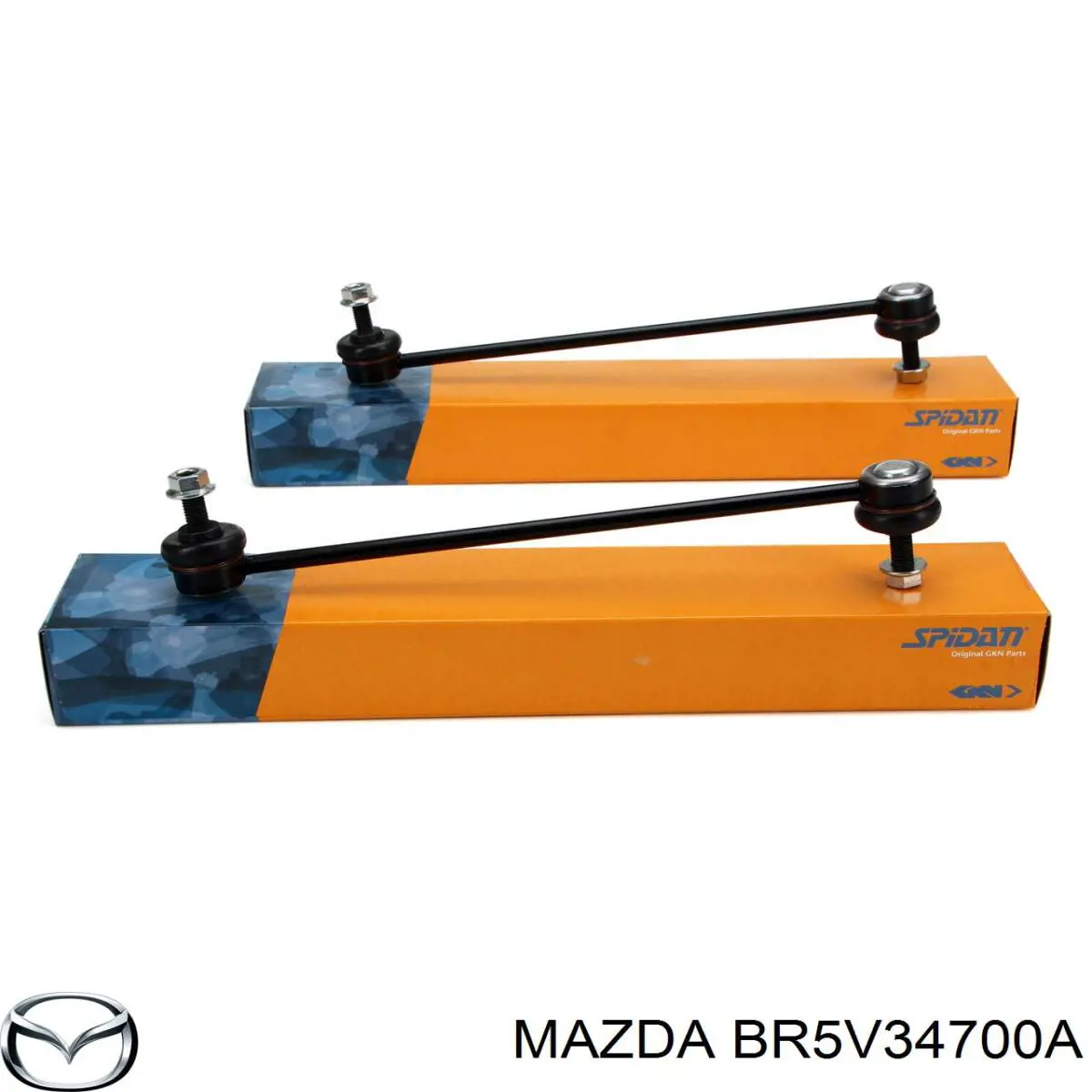 Амортизатор передній, правий Mazda BR5V34700A ціна, від 39.48 USD