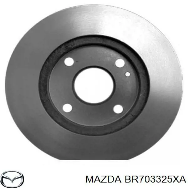 BR703325XA Mazda диск гальмівний передній