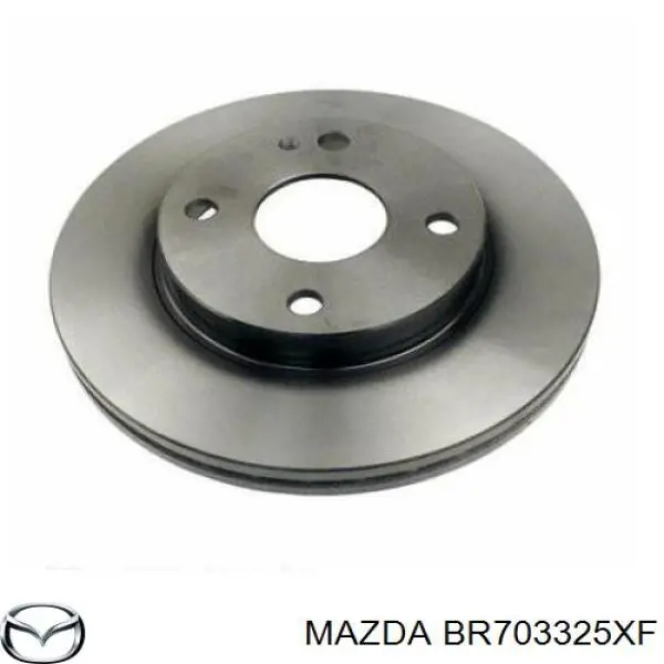 BR703325XF Mazda диск гальмівний передній