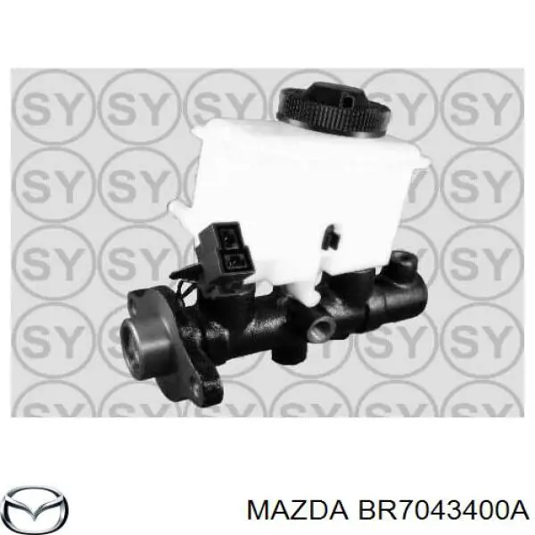 Циліндр головний гальма (Гідротормоз) Mazda BR7043400A ціна, від 65.84 USD