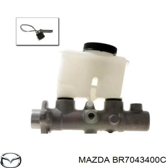 Купити BR7043400C Mazda Головний гальмівний циліндр