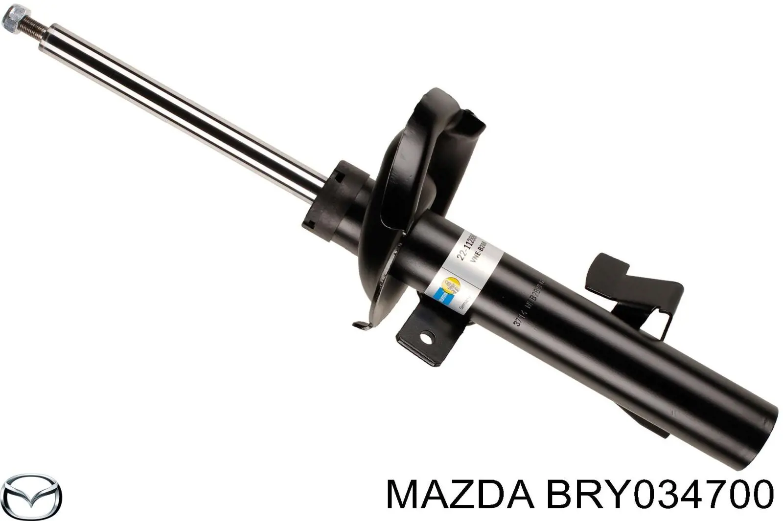 Амортизатор передній, правий Mazda BRY034700 ціна, від 37.47 USD