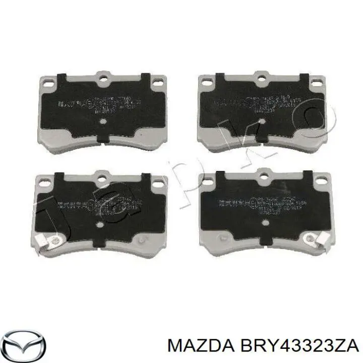 Передні тормозні колодки BRY43323ZA Mazda