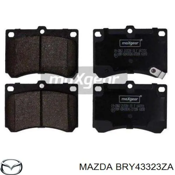 Тормозні колодки Mazda BRY43323ZA