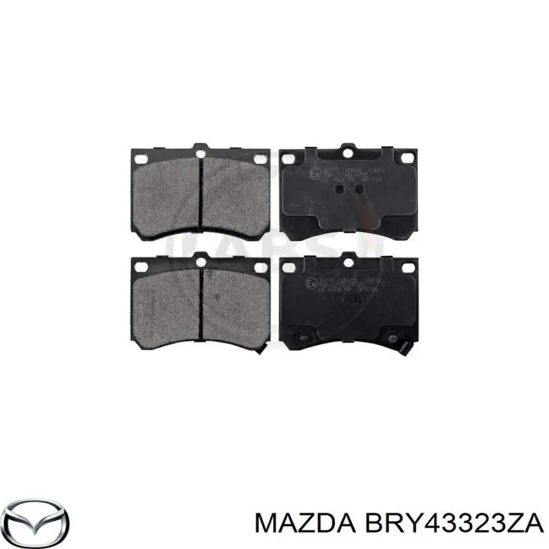 Купити BRY43323ZA Mazda Колодки гальмівні передні, дискові