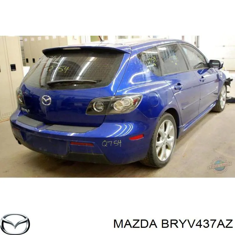BRYV437AZ Mazda Блок управління АБС (ABS)