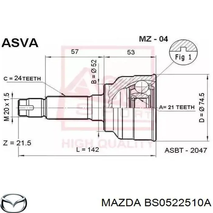  BS0522510A Mazda