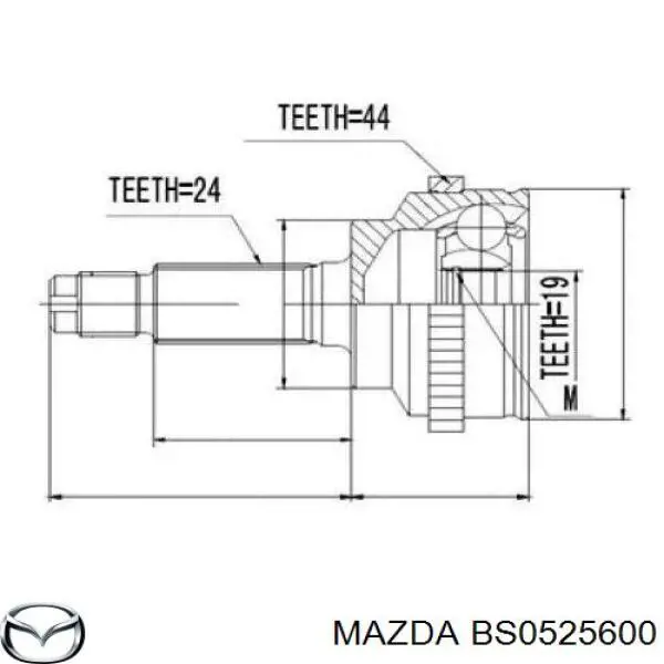  BS0525600 Mazda