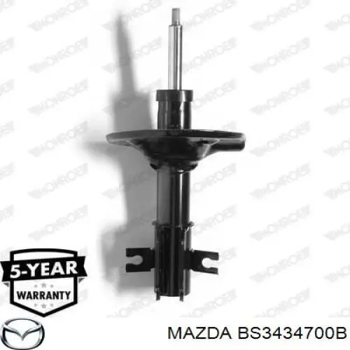 Амортизатор передній, правий Mazda BS3434700B ціна, від 97.09 USD