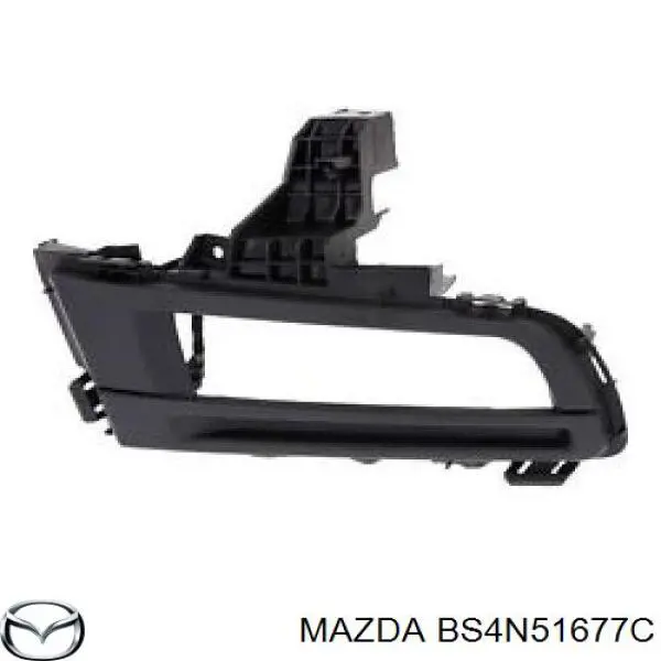 Ободок/окантовка фари противотуманной, правий Mazda 3 (BK12) (Мазда 3)