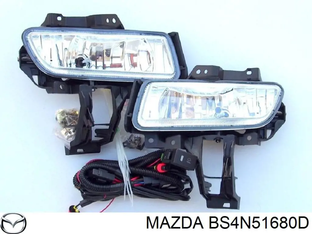 Туманка права Mazda BS4N51680C ціна, від 74.49 USD