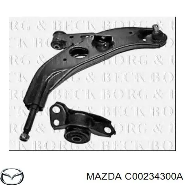 Важіль передньої підвіски нижній, правий Mazda C00234300A ціна, від 55.65 USD
