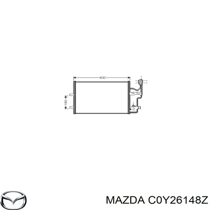 C0Y26148Z Mazda Конденсатор