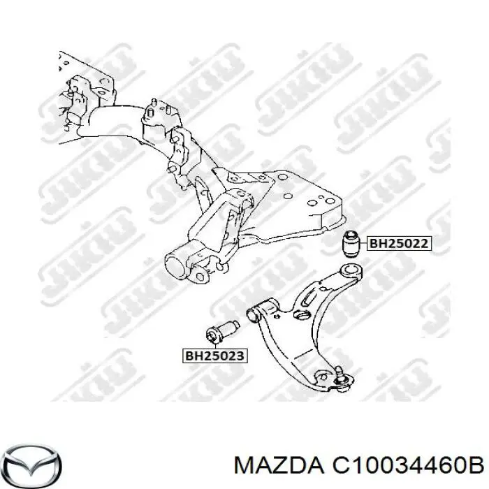 Сайлентблок нижнього важеля передньої підвіски Mazda C10034460B ціна, від 6.47 USD