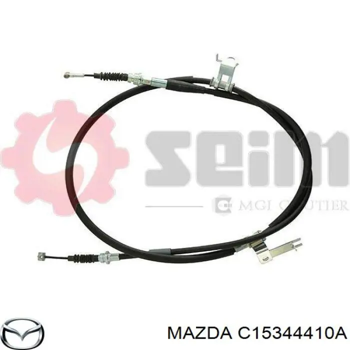 Купити C15344410A Mazda Трос ручного гальма задній, правий