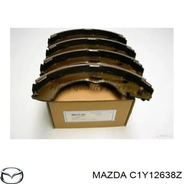 Колодки гальмові задні, барабанні C1Y12638Z Mazda