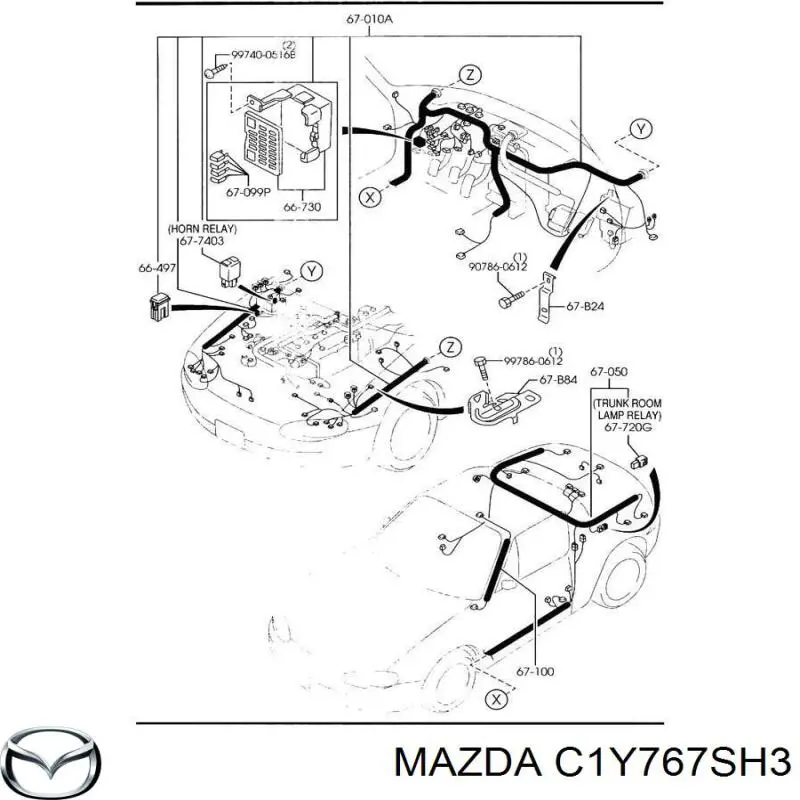  Mazda C1Y767SH3 ціна, від 6.42 USD
