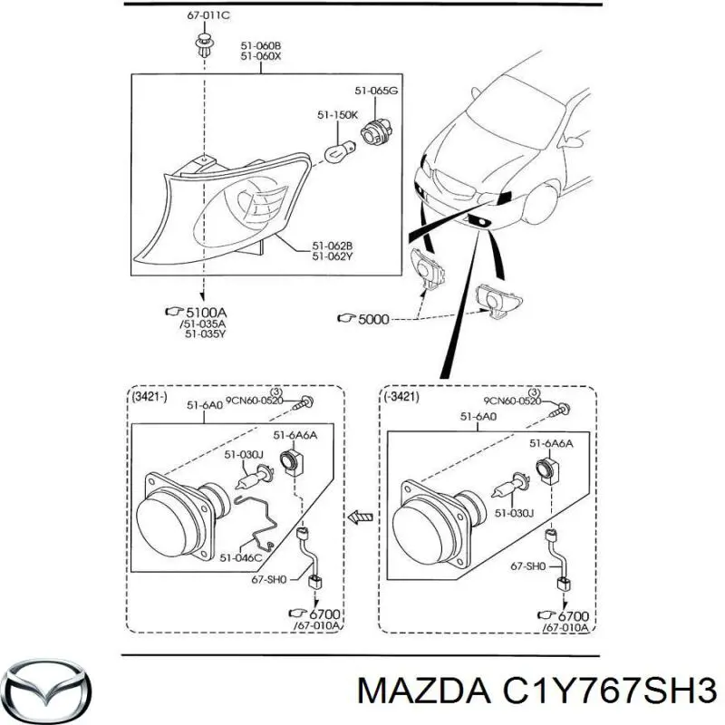  C1Y767SH3 Mazda