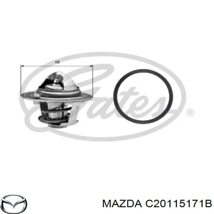 C20115171B Mazda термостат