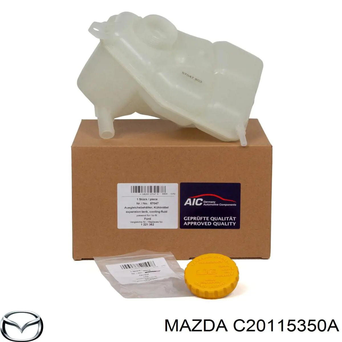 Бачок системи охолодження, розширювальний Mazda 2 (DY) (Мазда 2)