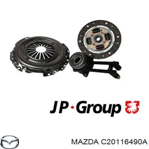 Комплект зчеплення (3 частини) Mazda C20116490A ціна, від 49.77 USD