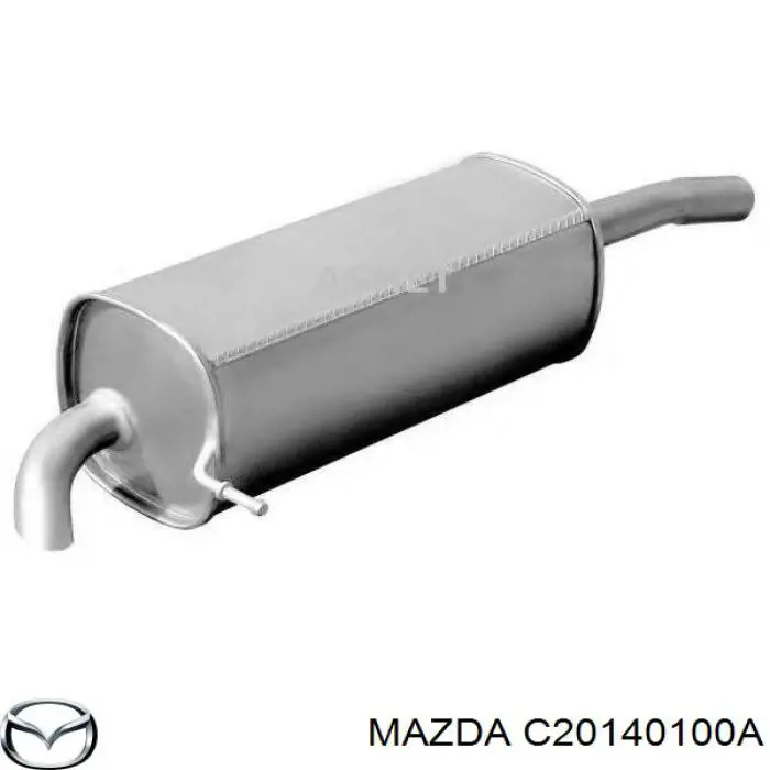 Вихлопна труба Mazda C20140100A ціна, від 30.97 USD