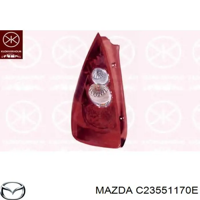 Ліхтар задній правий C23551170E Mazda