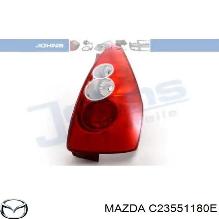 Ліхтар задній лівий C23551180E Mazda