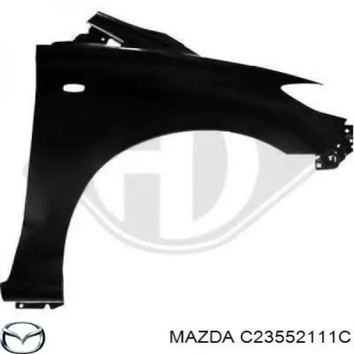 Крило переднє праве на Mazda 5 CR