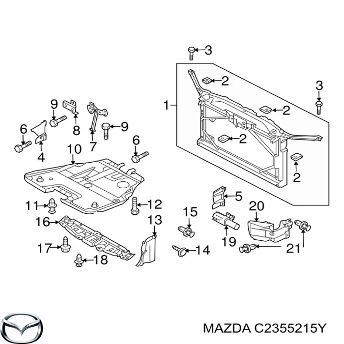  Mazda C2355215Y ціна, від 15.20 USD