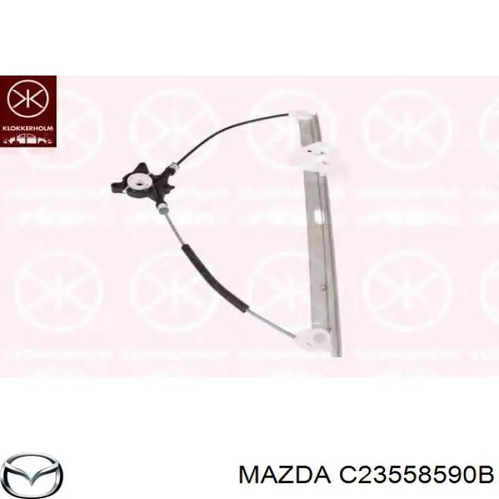 Механізм склопідіймача дверей передніх, правих Mazda C23558590B ціна, від 20.50 USD