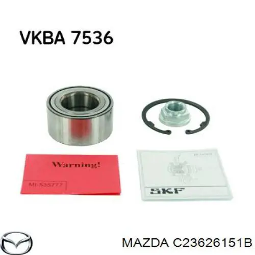 Купити C23626151B Mazda Підшипник ступиці передньої