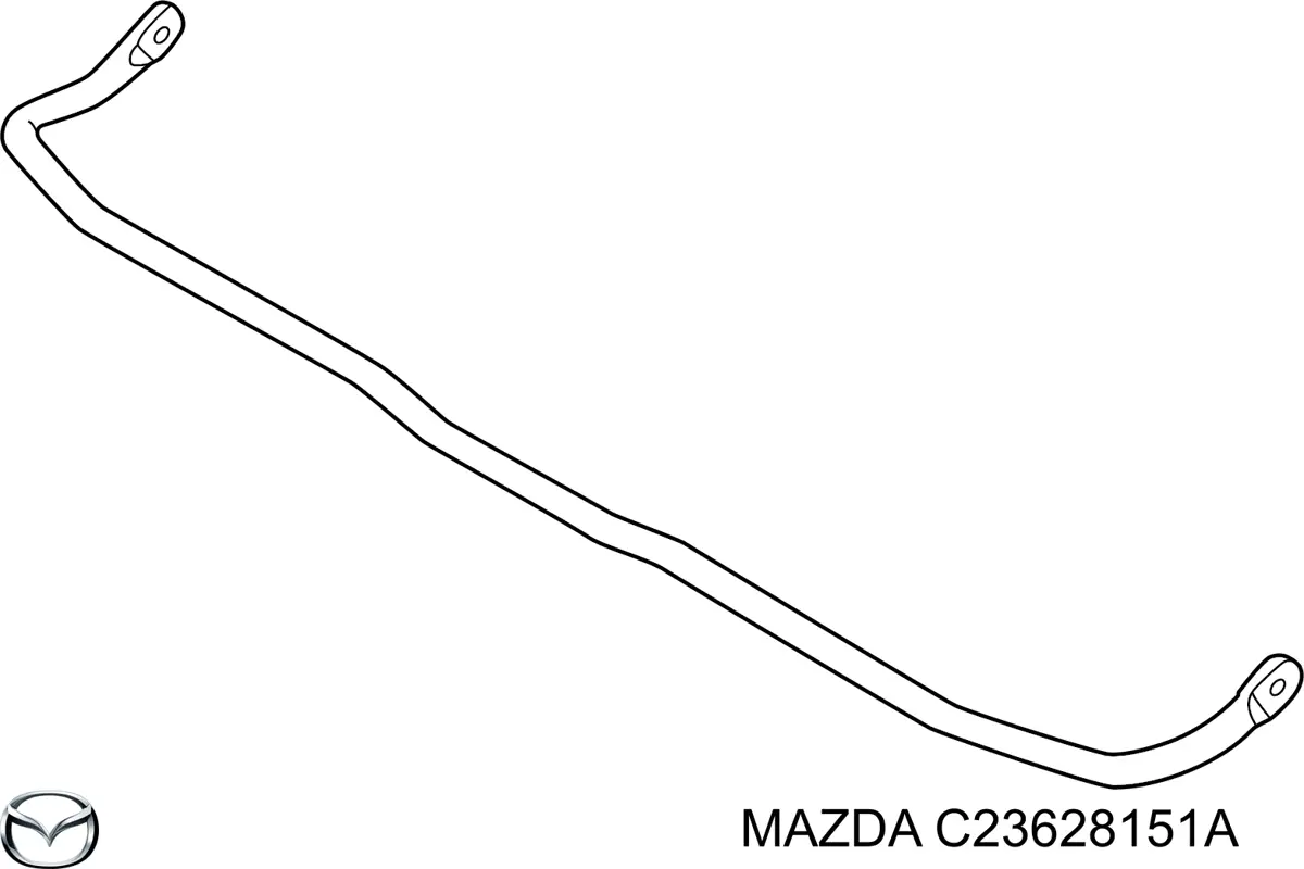 Стабілізатор задній Mazda 5 (CR) (Мазда 5)