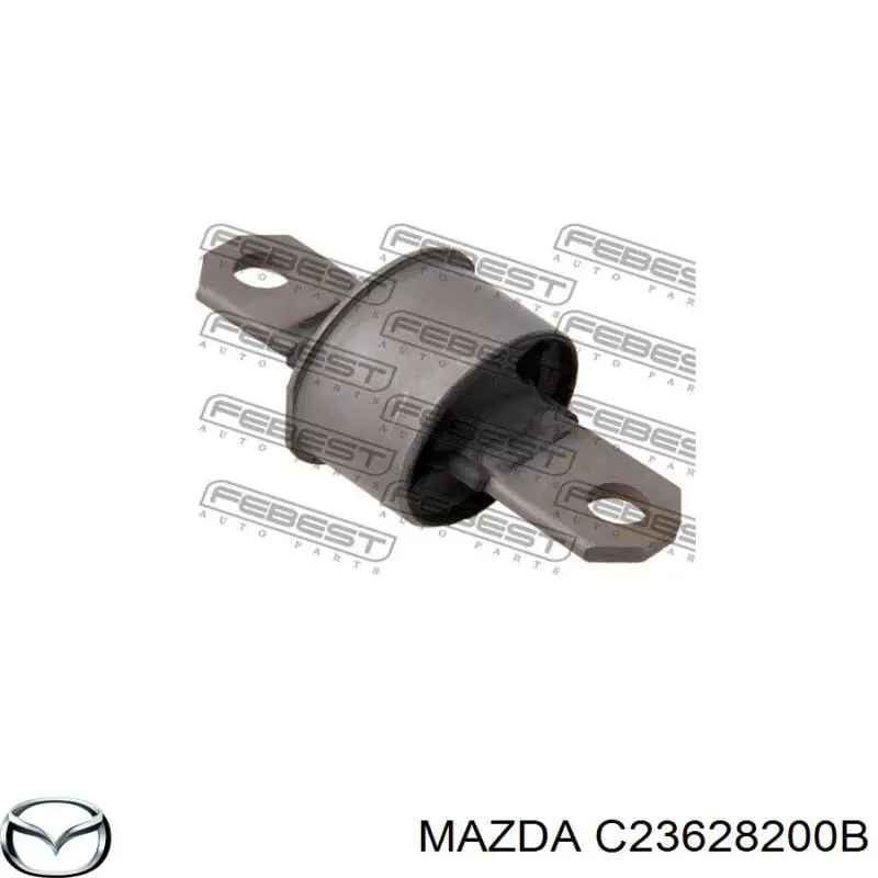 Важіль/тяга задньої підвіски подовжній нижній, правий Mazda 5 (CR) (Мазда 5)