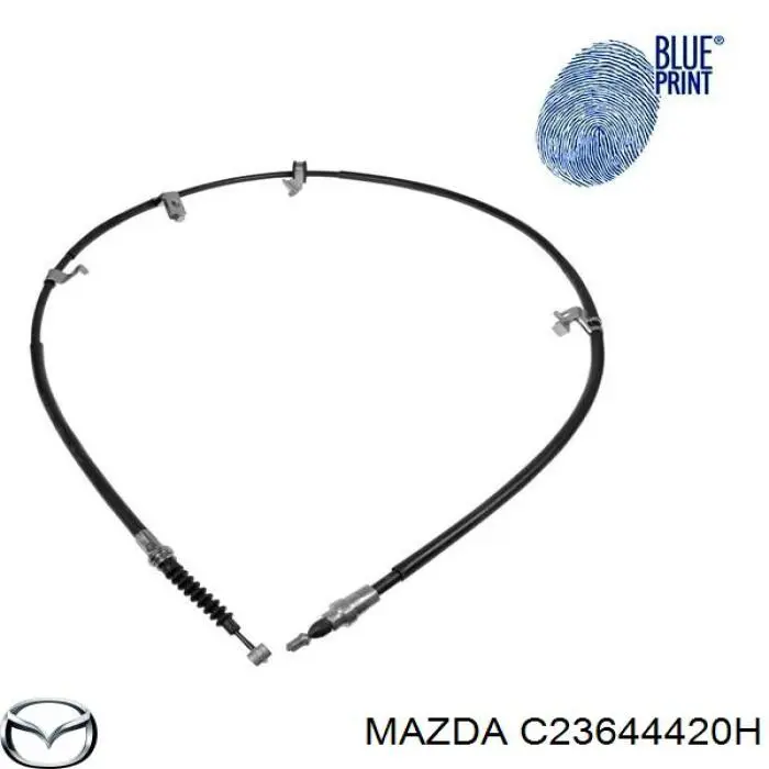 Трос стоянкового гальма задній лівий Mazda C23644420H ціна, від 28.78 USD