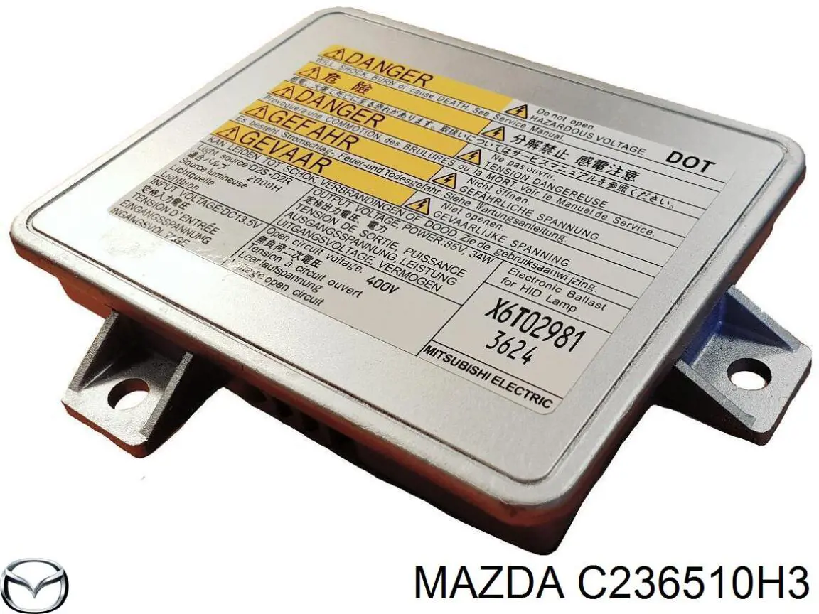 Блок розпалювання, ксенон Mazda C236510H3 ціна, від 42.93 USD