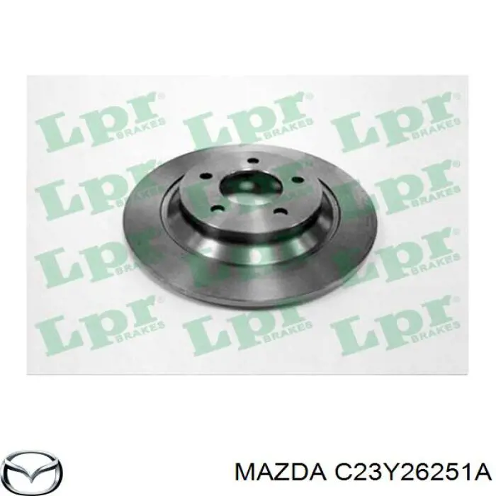 C23Y26251A Mazda Дискові гальма