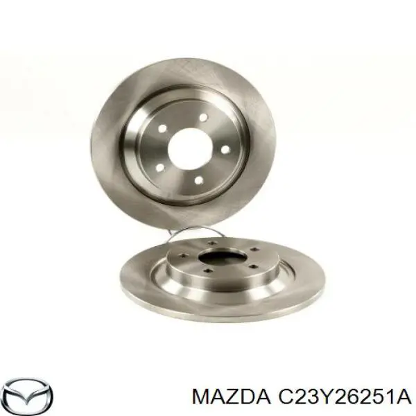 Купити C23Y26251A Mazda Диск заднього гальма