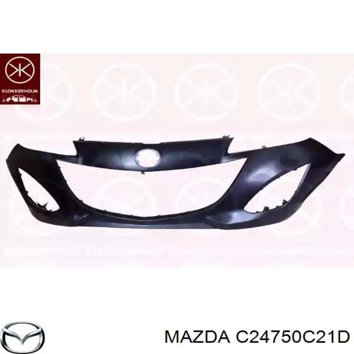 Заглушка/ решітка протитуманних фар бампера переднього, ліва Mazda 5 (CR) (Мазда 5)