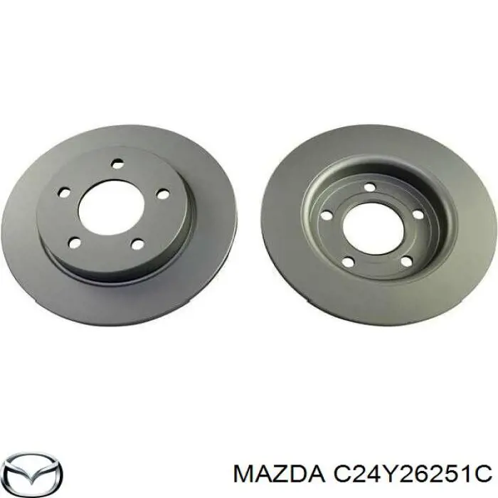 Купити C24Y26251C Mazda Диск заднього гальма