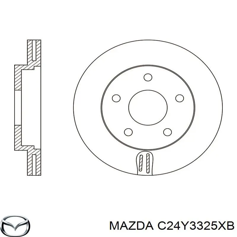 Купити C24Y3325XB Mazda Ротор гальмівний
