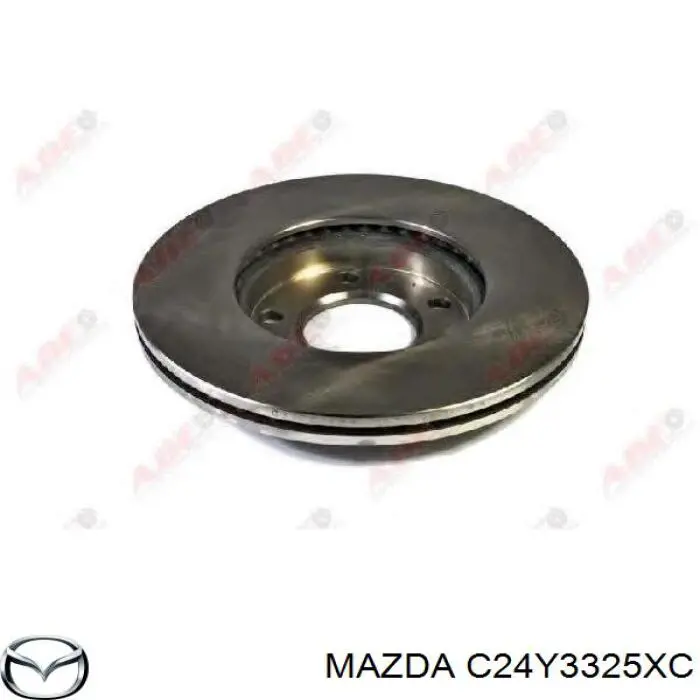 Диск переднього гальма Mazda C24Y3325XC ціна, від 40.56 USD