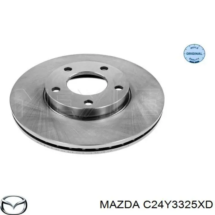 C24Y3325XD Mazda диск гальмівний передній