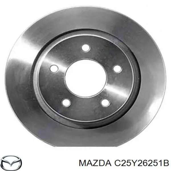 Диск гальмівний задній C25Y26251B Mazda