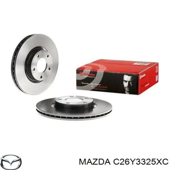 Диск гальмівний передній Mazda C26Y3325XC